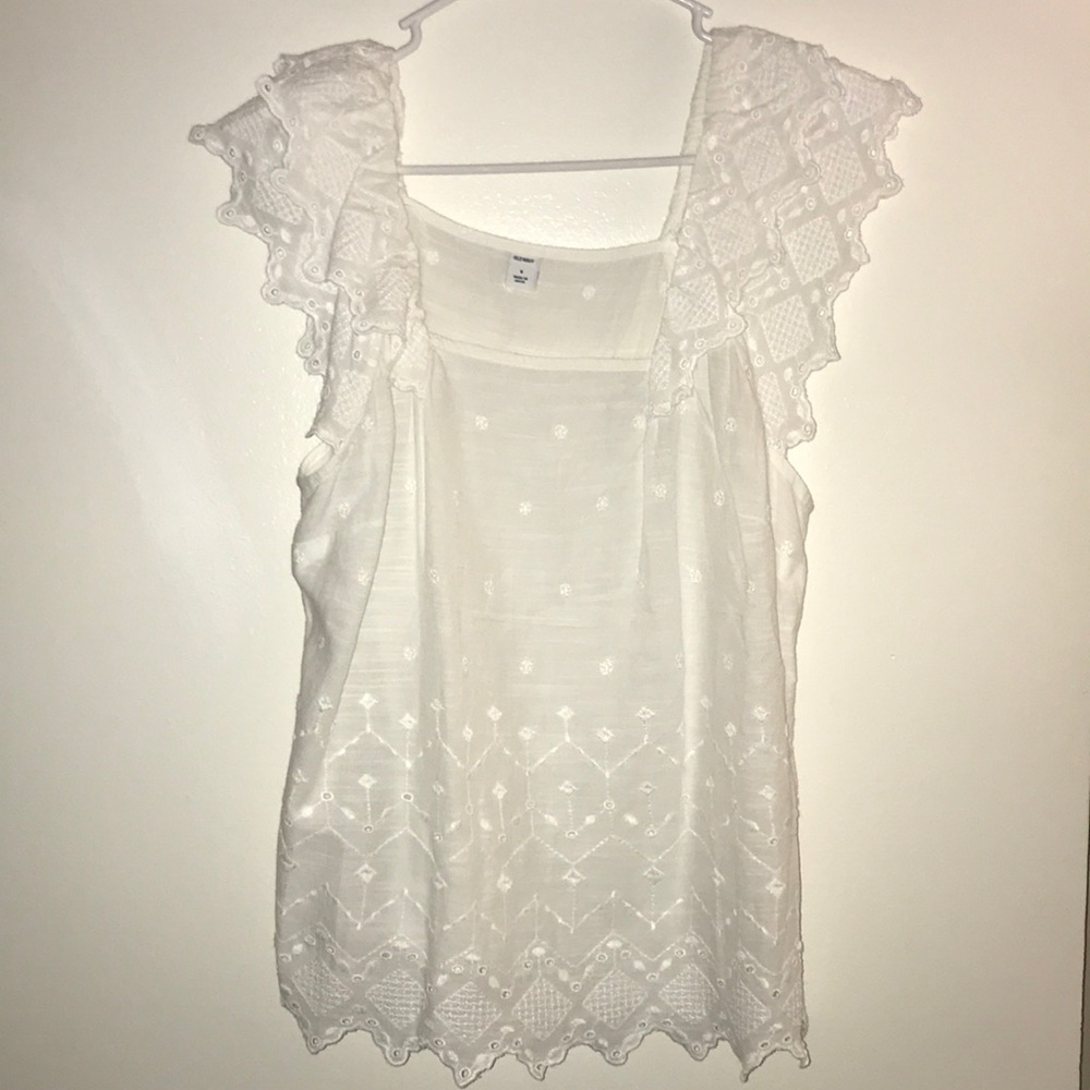 White summer blouse